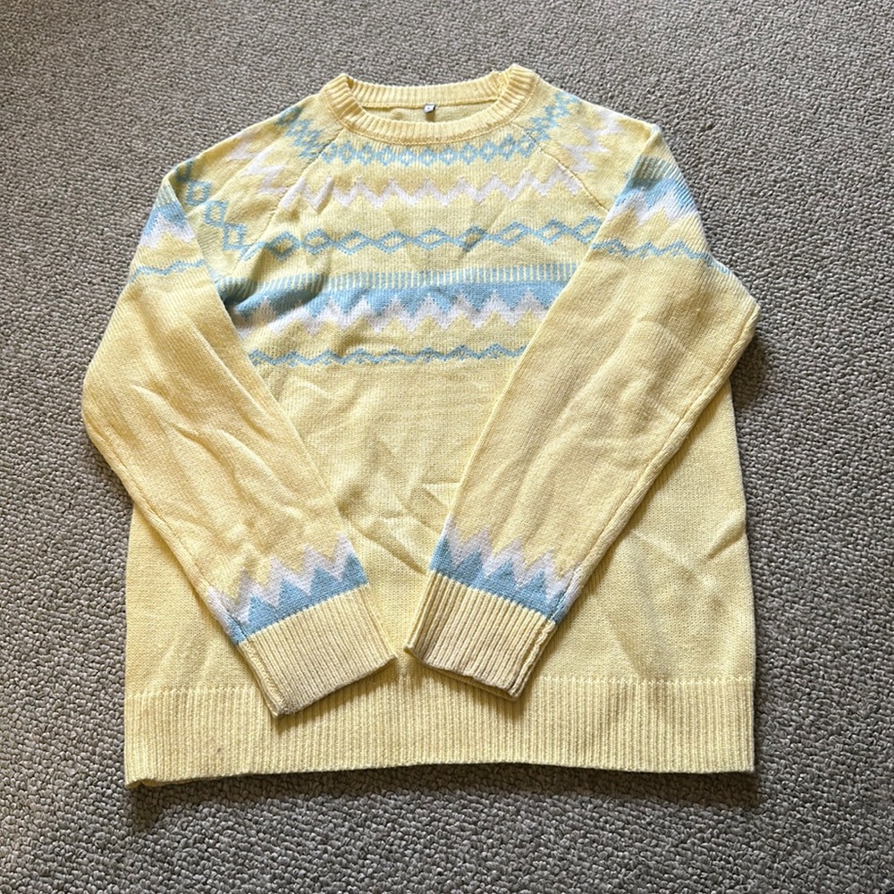 Bright sweater